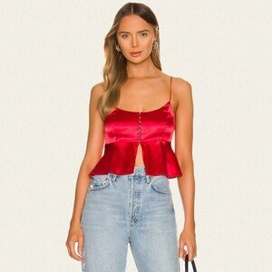 More To Come Evie Peplum Cami Top